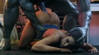 Resident Evil porn video – Jill Valentine Fucked By Monsters Of All Kind - 3D