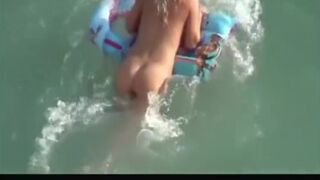 Together with stepsister on the nude beach
