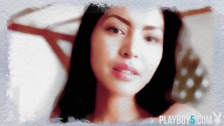 HOT petite Asian MILF model for Playboy