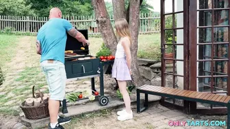 Faphouse - Hot Summer BBQ - Maya Gets Her First Outdoor Threesome