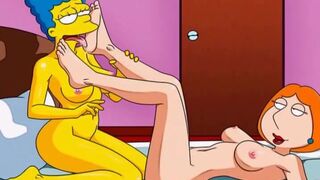 Simpsons and Griffins swingers orgy