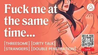 ASMR Audio Porn: Threesome MMF with Strangers in an Open Relationship – DP, Anal Sex