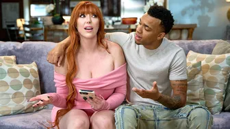 Dramatic stepmom fucks her black stepson