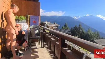Public Flashing Gardener Gets BDSM Surprise