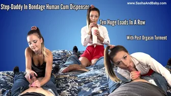 Clips 4 Sale - Step-Daddy In Bondage Human Cum Dispenser- Ten Huge Loads In A Row - Post Orgasm Torment - Cock milking