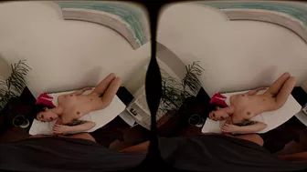 FORBVR - Your Massage With A Sexy Cheerleader Ends With Your Cock In Her Wet Pussy