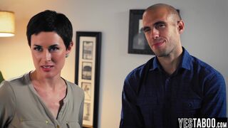 Boss made assistant fuck hubby in office