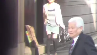 Kinky private cam records random Japanese girls while peeing in the public toilet