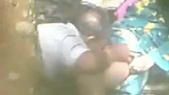 Arab Hijabi with Big Tits Fucks Outdoors