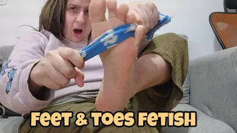 Clips 4 Sale - Foot Cream Play and Toes Close-Up – Soft Feet, Lotion and Relaxing Movements for Foot Lovers