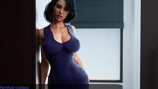 [Gameplay] MILFY CITY 0.71b - [SEX SCENES HD] #3 Linda Kisses and Teasing Cock