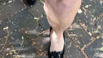 Clips 4 Sale - Tempest walking slowly in chucky vintage heels