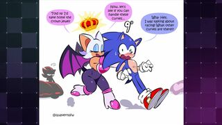 sonic x rouge fucking sex !