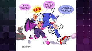 sonic x rouge fucking sex !