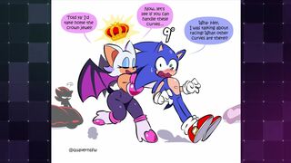 sonic x rouge fucking sex !