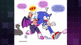 sonic x rouge fucking sex !