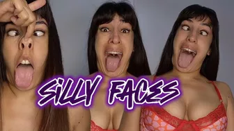 Clips 4 Sale - Alesia with Silly Faces and Face Fetish in Close-up (1080p HD)