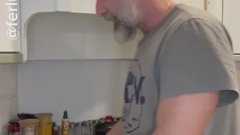Clips 4 Sale - Cooking naked full meal while playing myself Cum over enjoy the food my style
