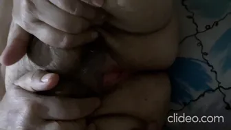 Chubby german love fingering her both holes