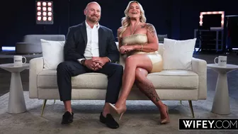 WIFEY Stunning Blonde Hotwife Cameryn Morie Gets Fucked By Another Man While Hubby Watches