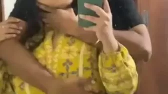 Gouthami reddy manthena having Romance with husband's friend pressing boobs secretly