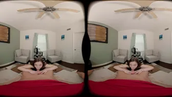 FORBVR - Your Small Tits Stepsister Teases Your To Show Your Cock For Hot Sex POV