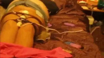Big breasted Silvia tied up, toyed and tickled