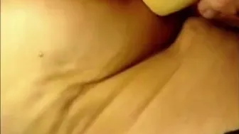 Grandma gets dildo to orgasm