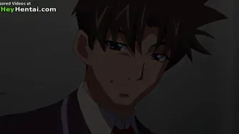 Hot teen with big tits has nylons sex