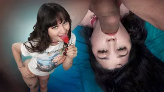 Dad Crush - Remi Raw Is a Cock Addict, and Face Fucking Her Is the Only Cure!