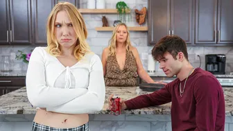 Step Siblings Caught - I Want Stepbros Big Dick to Make Me Cry