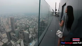 Thai Swinger - Bubble butt Asian GF day out and fucking BF once back home