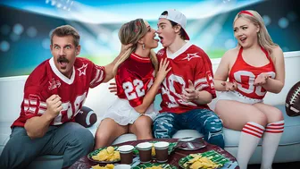 Family Strokes - Family Football Sunday Ritual: A Foursome for the Big Game!
