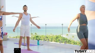 TUSHY Anal-Crazy Yoga Instructor Sandra Lyd Sneaks Away With Married Man For Secret Anal