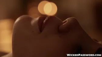 Small tits Layla Scarlett gets hardcore fucking after sensual massage