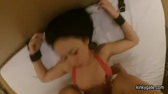Asian Beauty gets rough BDSM sex training