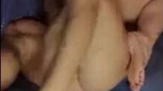 Fucking stepsister in spoon position