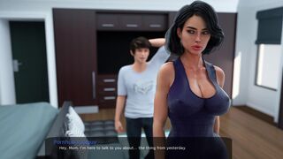 [Gameplay] MILFY CITY 0.71b - SEX SCENE [HD] #4 Boobs Massage