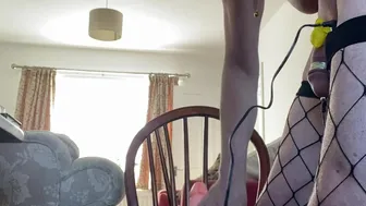 Dildoed slutty sissy