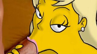 Blowjob and facial toon compilation