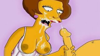 Blowjob and facial toon compilation