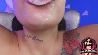 Deep Dildo Sucking JO