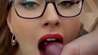 Busty JenKowski bukkake cumslut