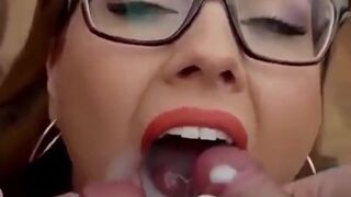 Busty JenKowski bukkake cumslut