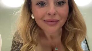 Nude Blonde Tease in Locker Room