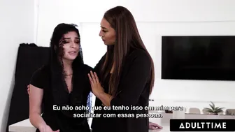 Adult Time - ADULT TIME - Bella Rolland Gives Up Free Use Pussy To Kira Noir At Public Wake! PORTUGUESE SUBTITLES