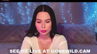 Brunette Beauty Teases on Live Webcam Show
