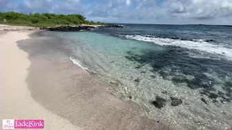 Amateur kinky girlfriend blowjob on public beach