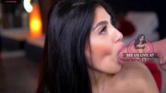 Big Tits Latina Dildo Suck