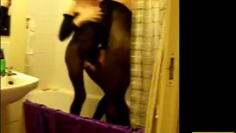 Shower Sluts: Big Cock Emo Crossdresser Fucks Young Amateur
